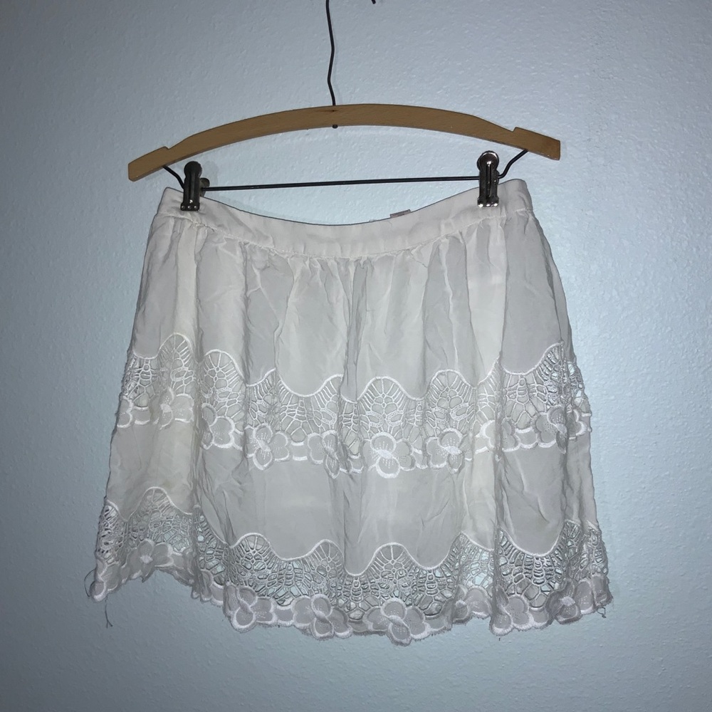 White Short Skirt